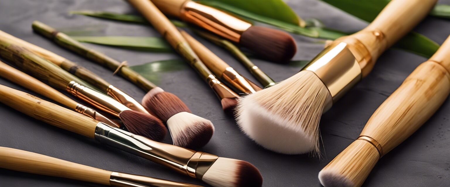 Bamboo Makeup Brush Collection